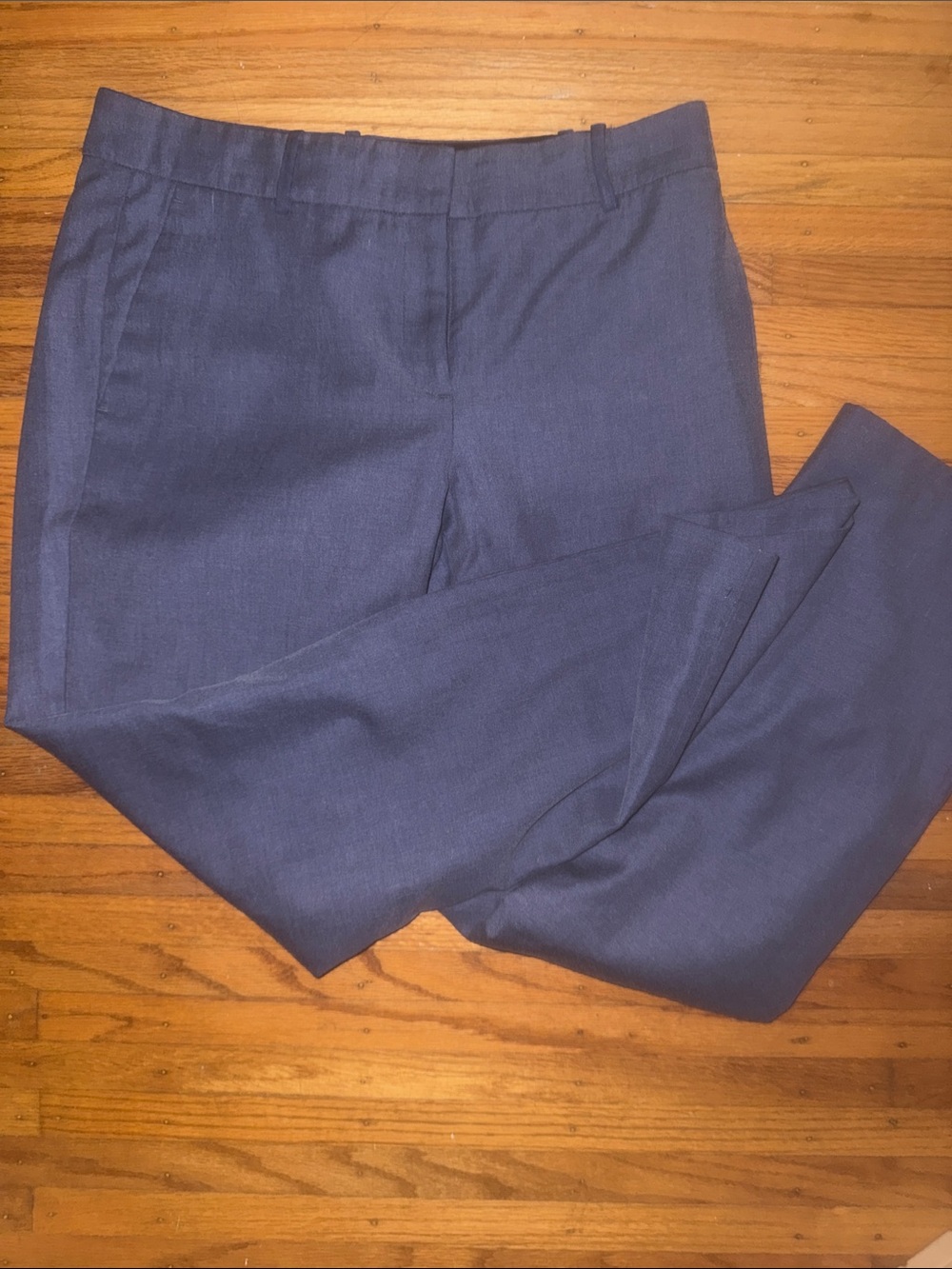 Ann Taylor Navy Tailored Trousers